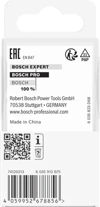 Broca fresadora Bosch PRO para ranurar 1/4″.